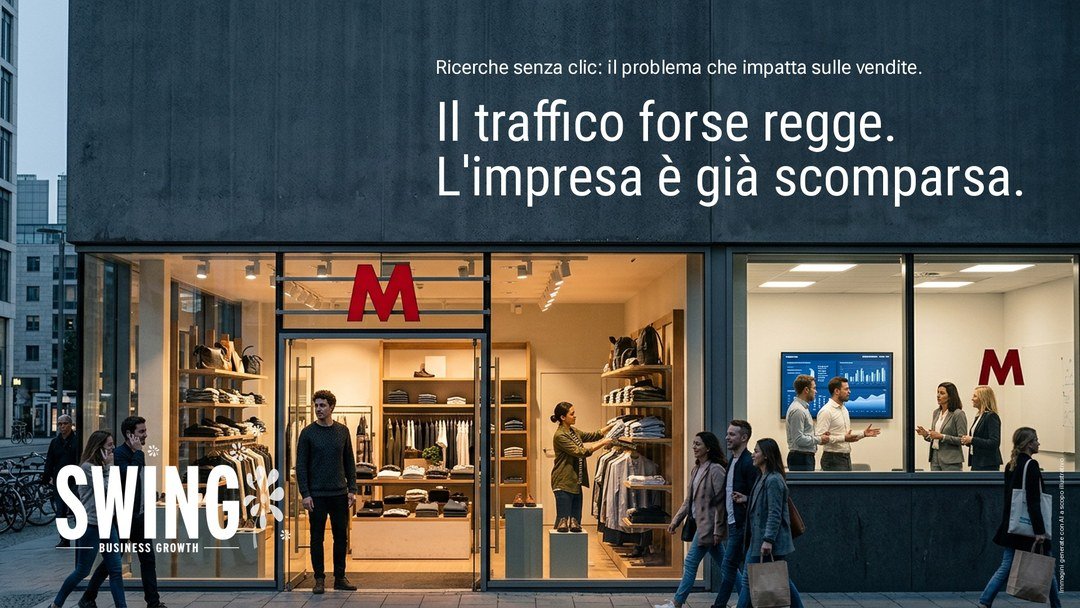 Negozio pieno ma ignorato mentre in ufficio si analizzano i dati: le ricerche senza clic e il loro impatto sulle vendite